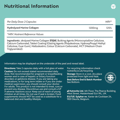 Pure Marine Collagen 1200mg