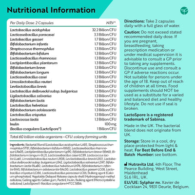 60 Billion CFU Bio Cultures Complex