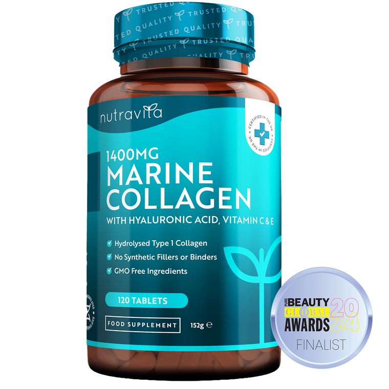 Hydrolysed Marine Collagen with Hyaluronic Acid 1400mg