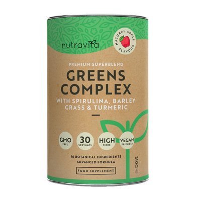 Super Greens Powder Complex - Natural Apple Flavour