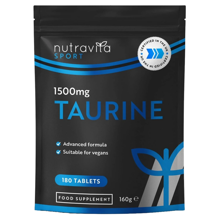 Taurine 1500mg - 180 Tablets