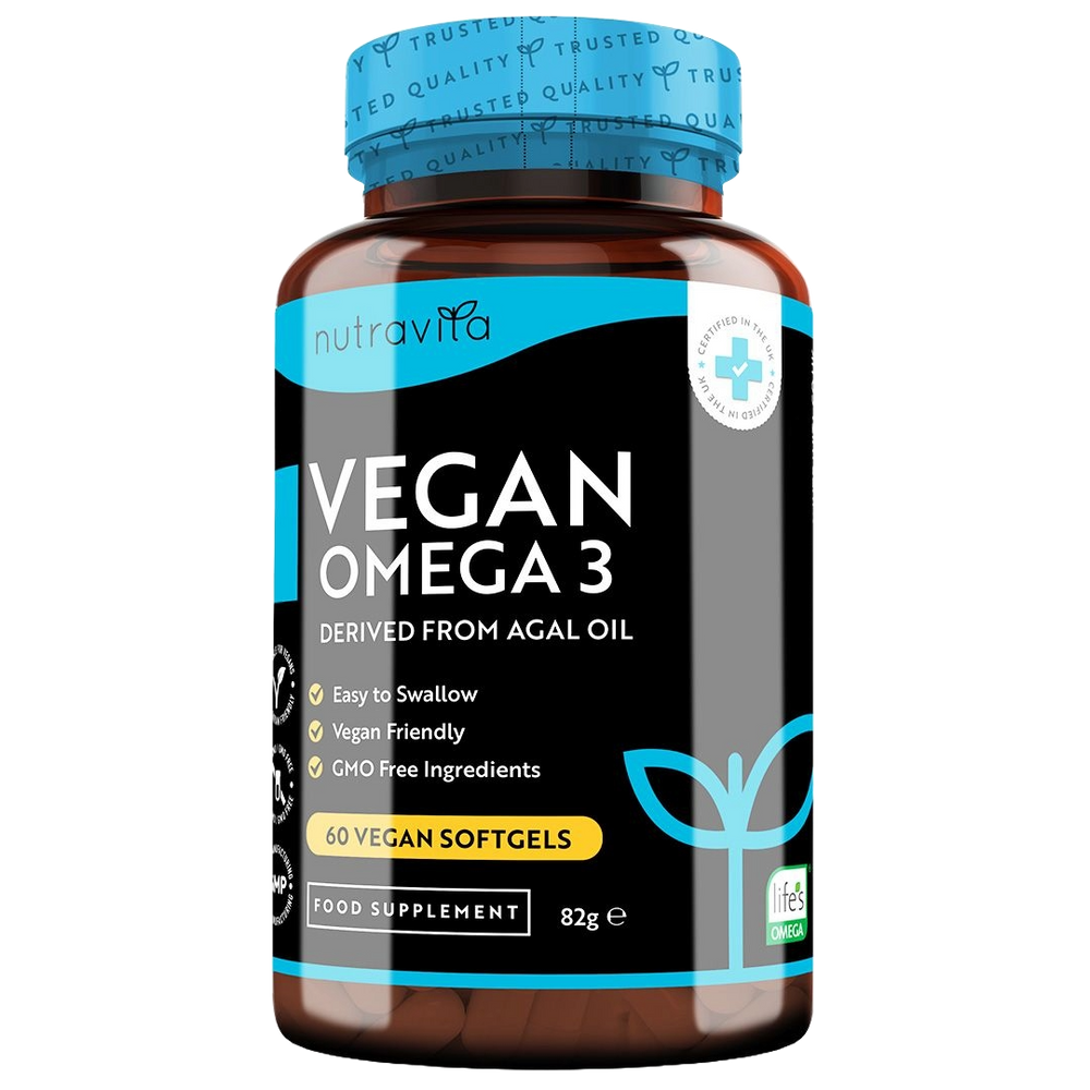 Vegan Omega 3 with 600mg DHA & 300mg EPA