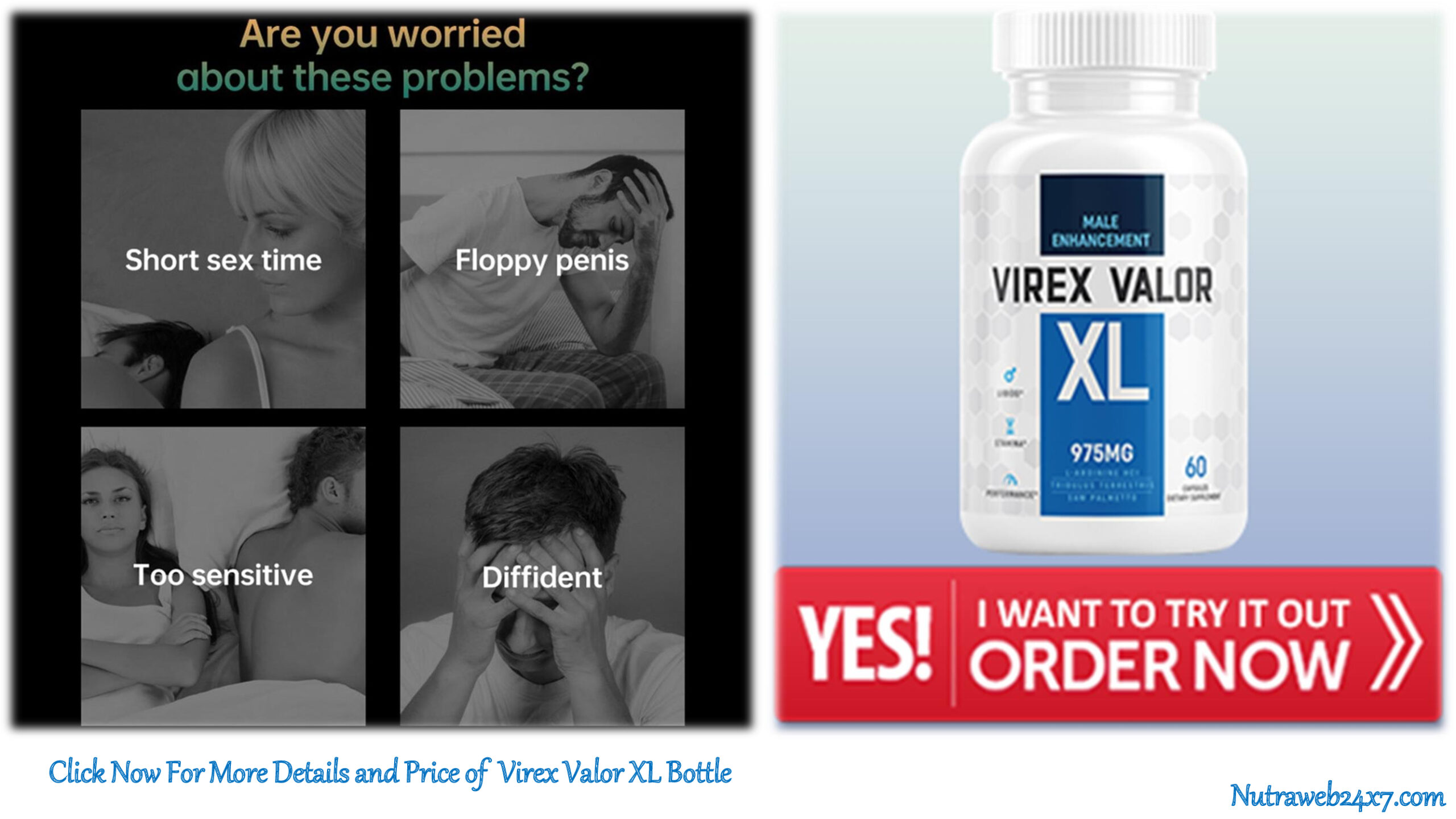Virex Valor XL: Single Bottle Price – Just $39.99 – Male Enhancement Pills