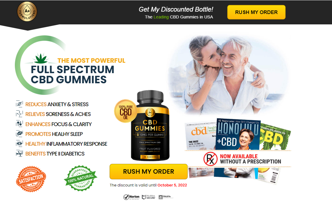 A+ Formulations CBD Gummies- [Exclusive Offer] Read Benefits and Side Effects!